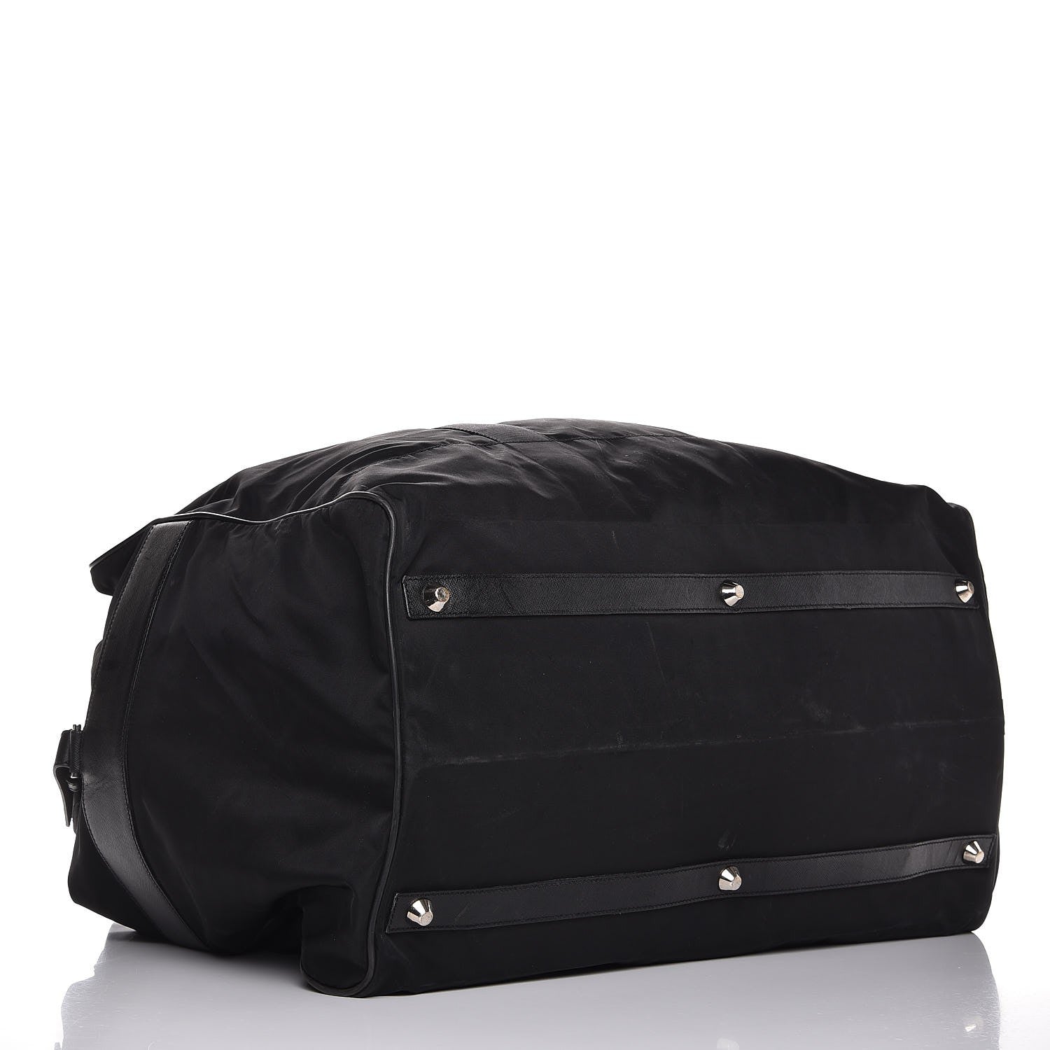 Prada Tessuto Nylon Saffiano Viaggio Carry On Travel Bag Black 5 of 17