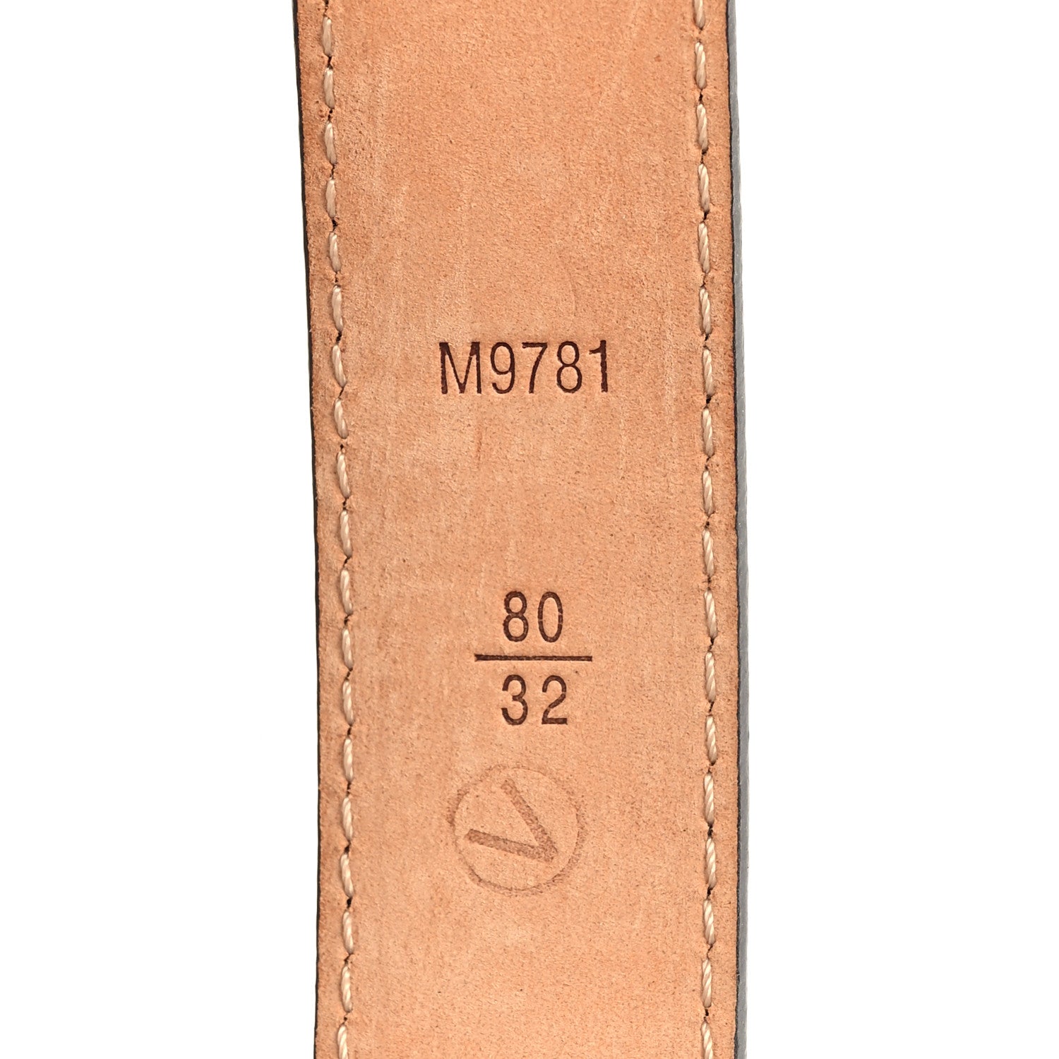 Louis Vuitton Mini Monogram 25mm LV Initiales Belt 80 32 6 of 7