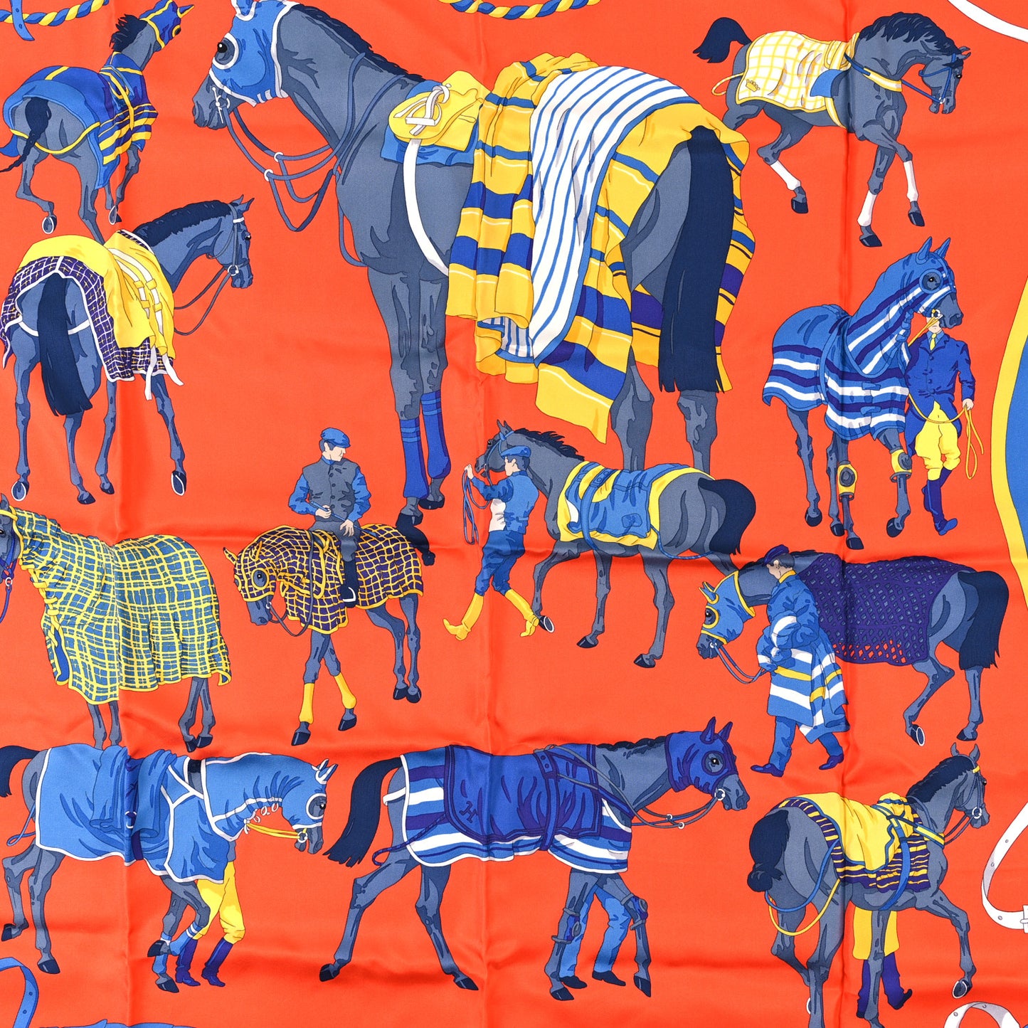 Silk Ronds De Marche Scarf 90