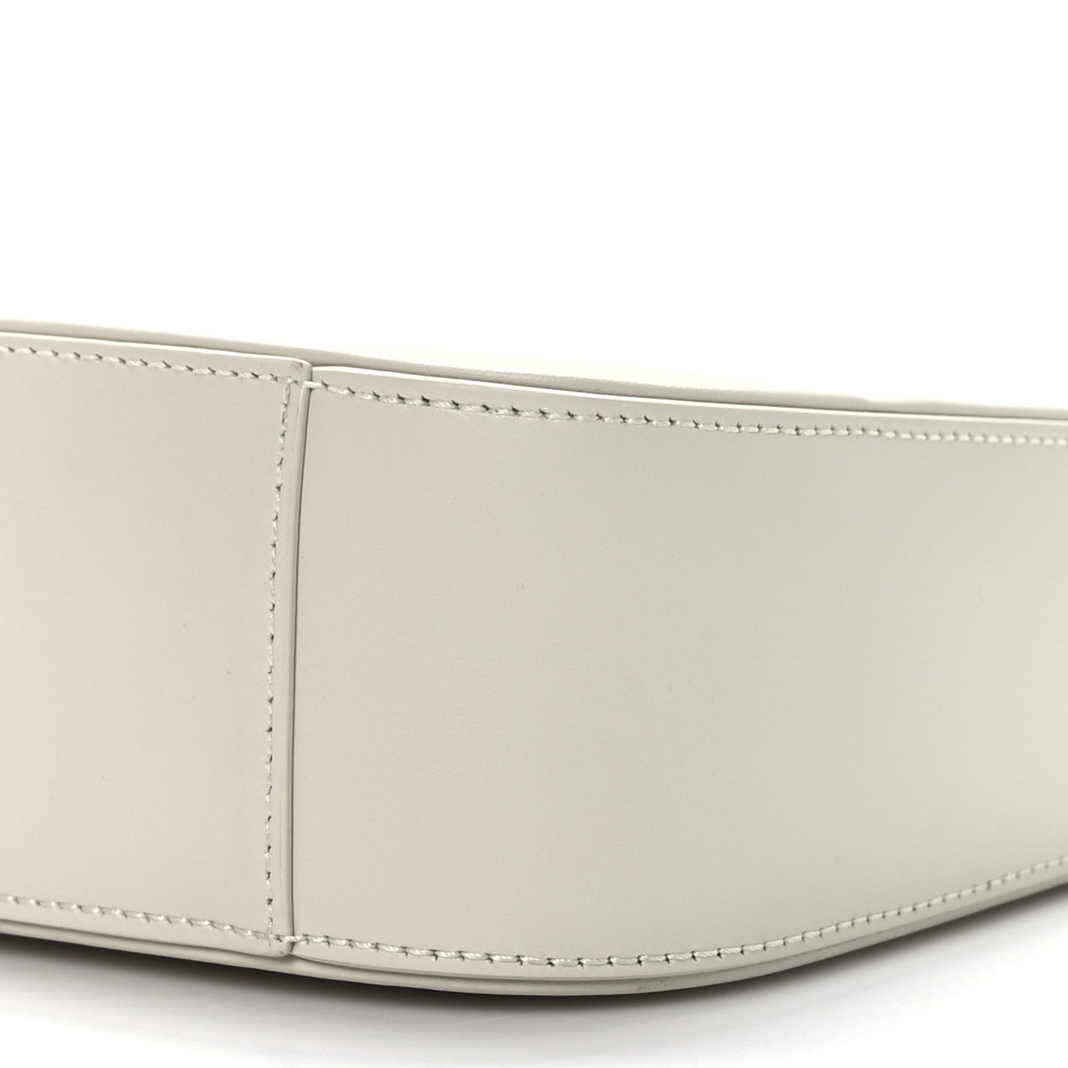 Saint Laurent Smooth Calfskin Le 5 A 7 Hobo Blanc Vintage 8 of 10