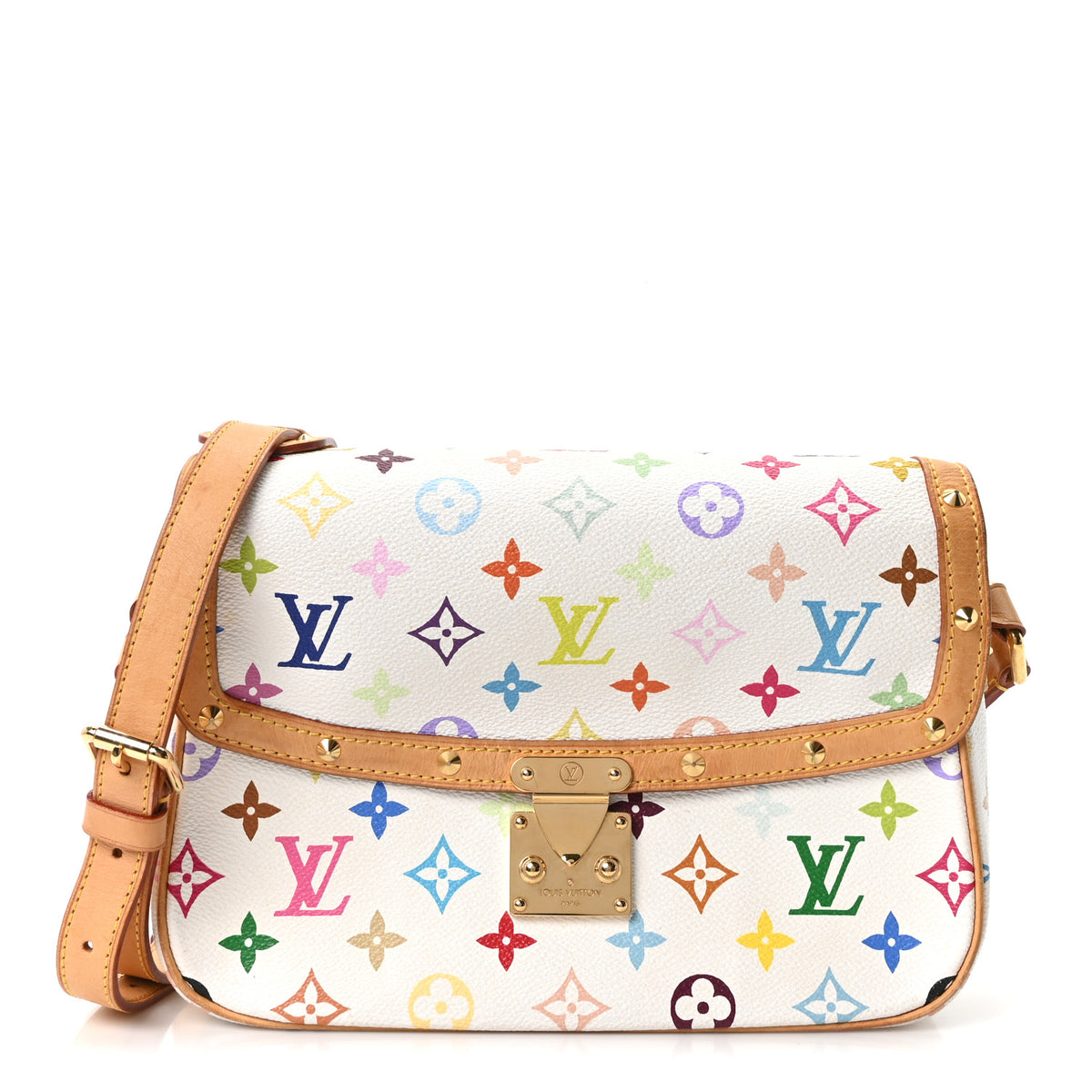 Louis Vuitton Monogram Multicolor Sologne White 1 of 9