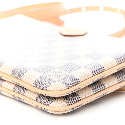 Louis Vuitton Damier Azur Double Zip Pochette 8 of 9