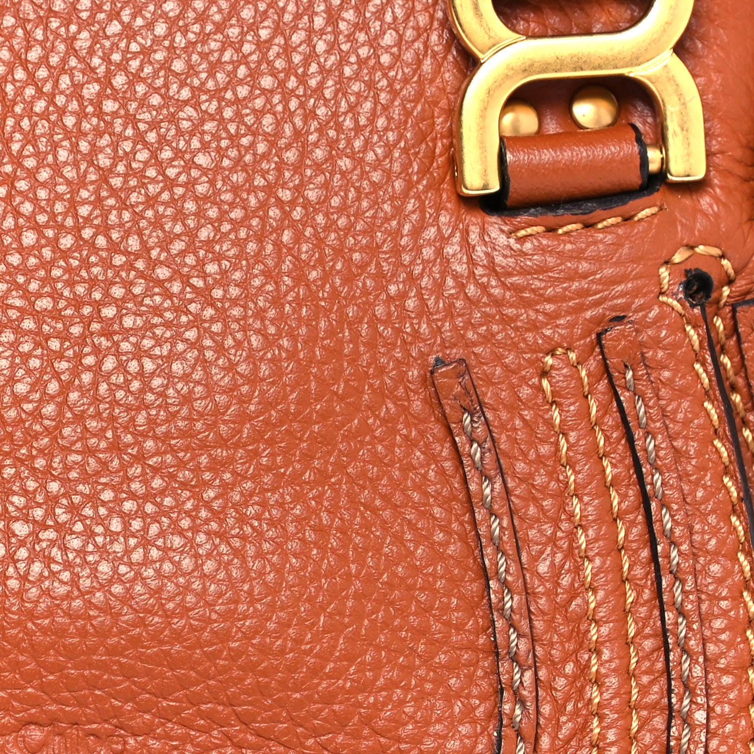 Chloe Calfskin Mini Marcie Satchel Tan 9 of 13