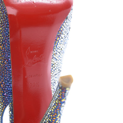 Christian Louboutin Strass No Prive 120 Pumps 39.5 Meridian Blue 8 of 9