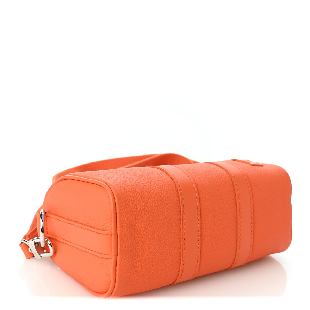 Grained Calfskin Aerogram Keepall XS Orange