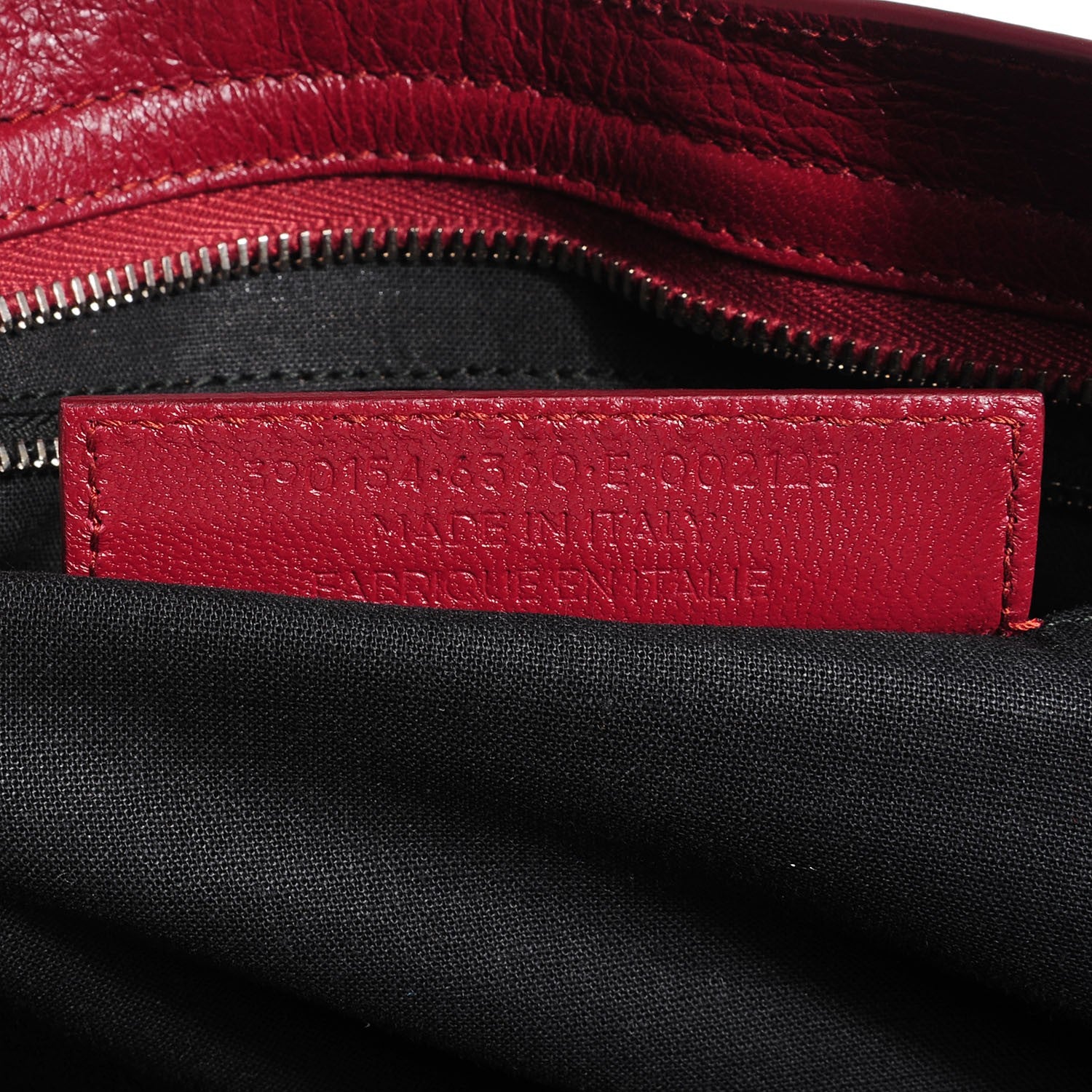 Balenciaga Chevre Silver Metallic Edge Hardware City Rouge Brique Rouge Grenade 17 of 17