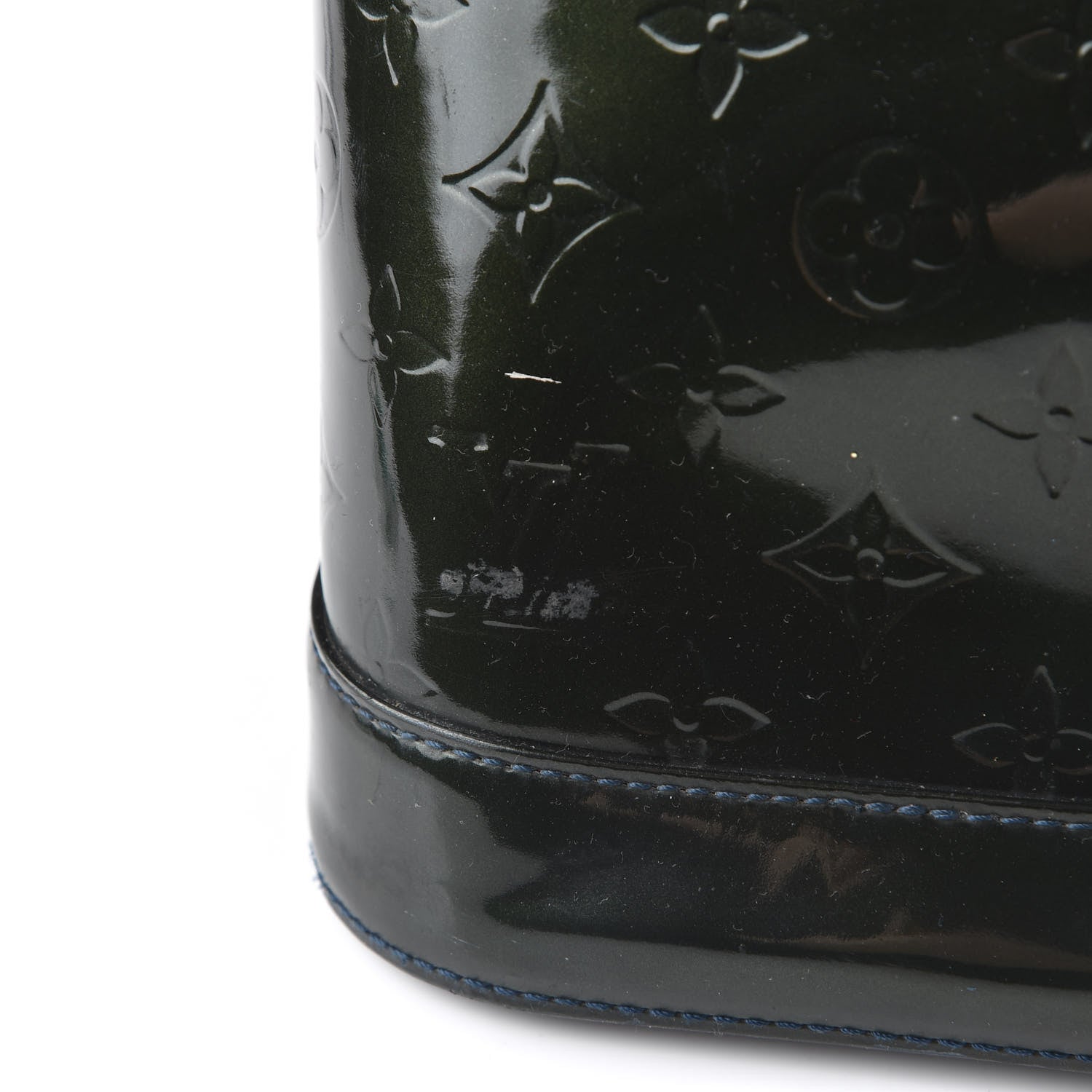 Louis Vuitton Vernis Alma GM Blue Infini 10 of 13