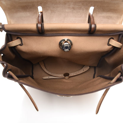 Hermes Toile Vache Hunter Herbag 30 PM Backpack Etoupe Ebene 5 of 17