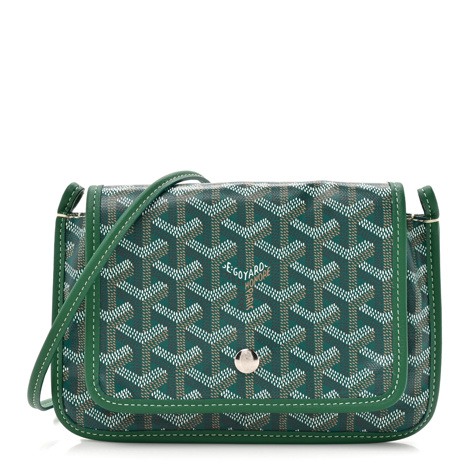 Goyard Goyardine Plumet Wallet Clutch Green 1 of 10
