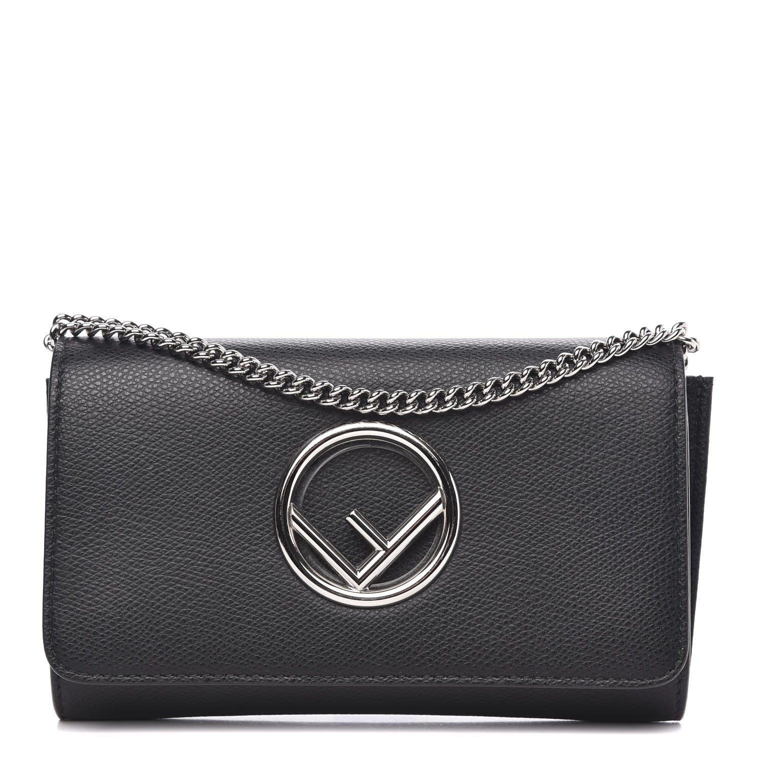 Fendi Vitello Cruise F is Fendi Wallet on Chain Black 1 of 11
