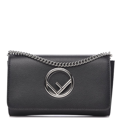 Fendi Vitello Cruise F is Fendi Wallet on Chain Black 1 of 11
