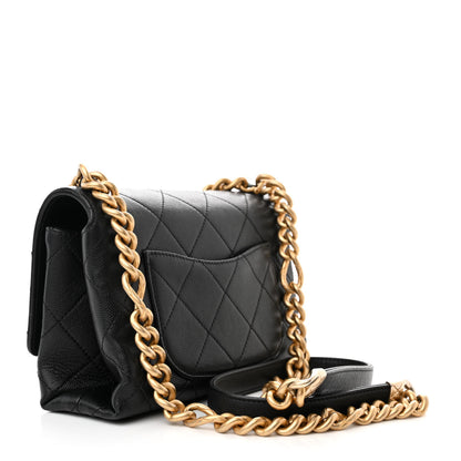 Chanel Caviar Quilted Mini Bracelet On Chain Flap Black 3 of 12