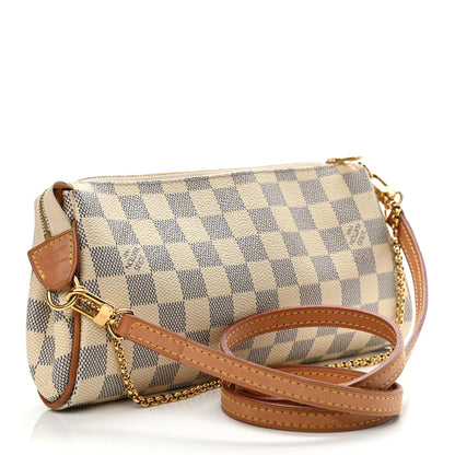 Louis Vuitton Damier Azur Eva Clutch 3 of 13