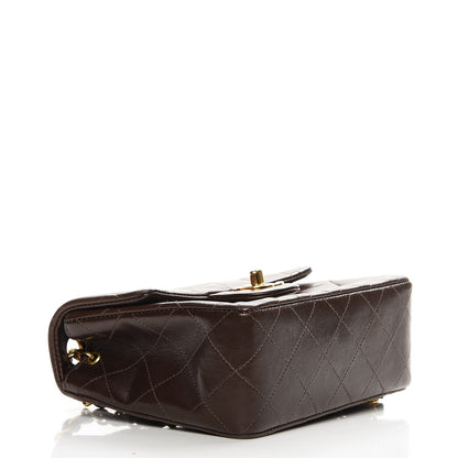 Chanel Lambskin Quilted Mini Square Flap Brown 4 of 12