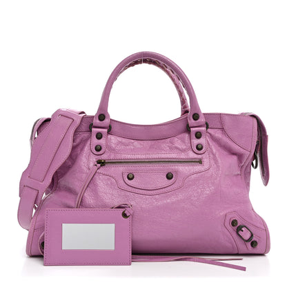 Balenciaga Agneau Classic Hardware City Rose Berlingot 1 of 11