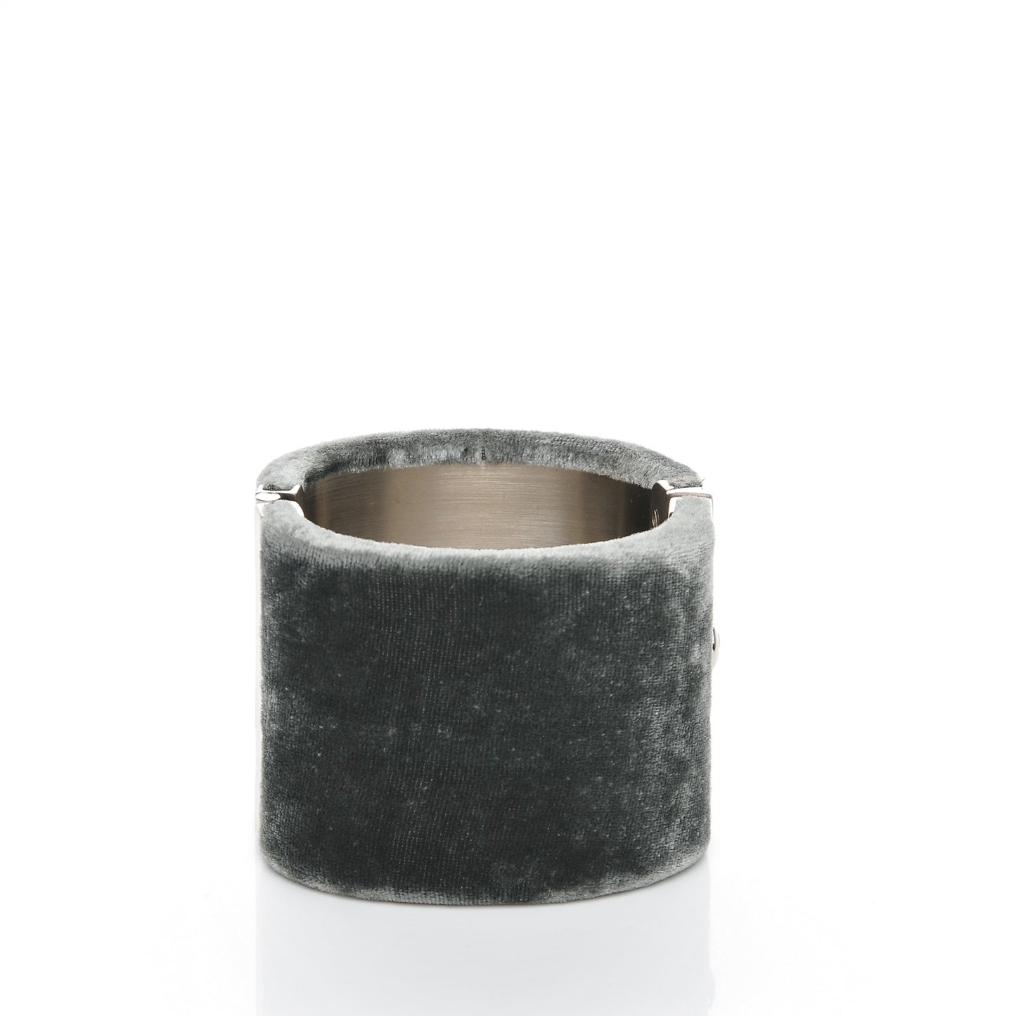 Velvet CC Cuff Silver Grey