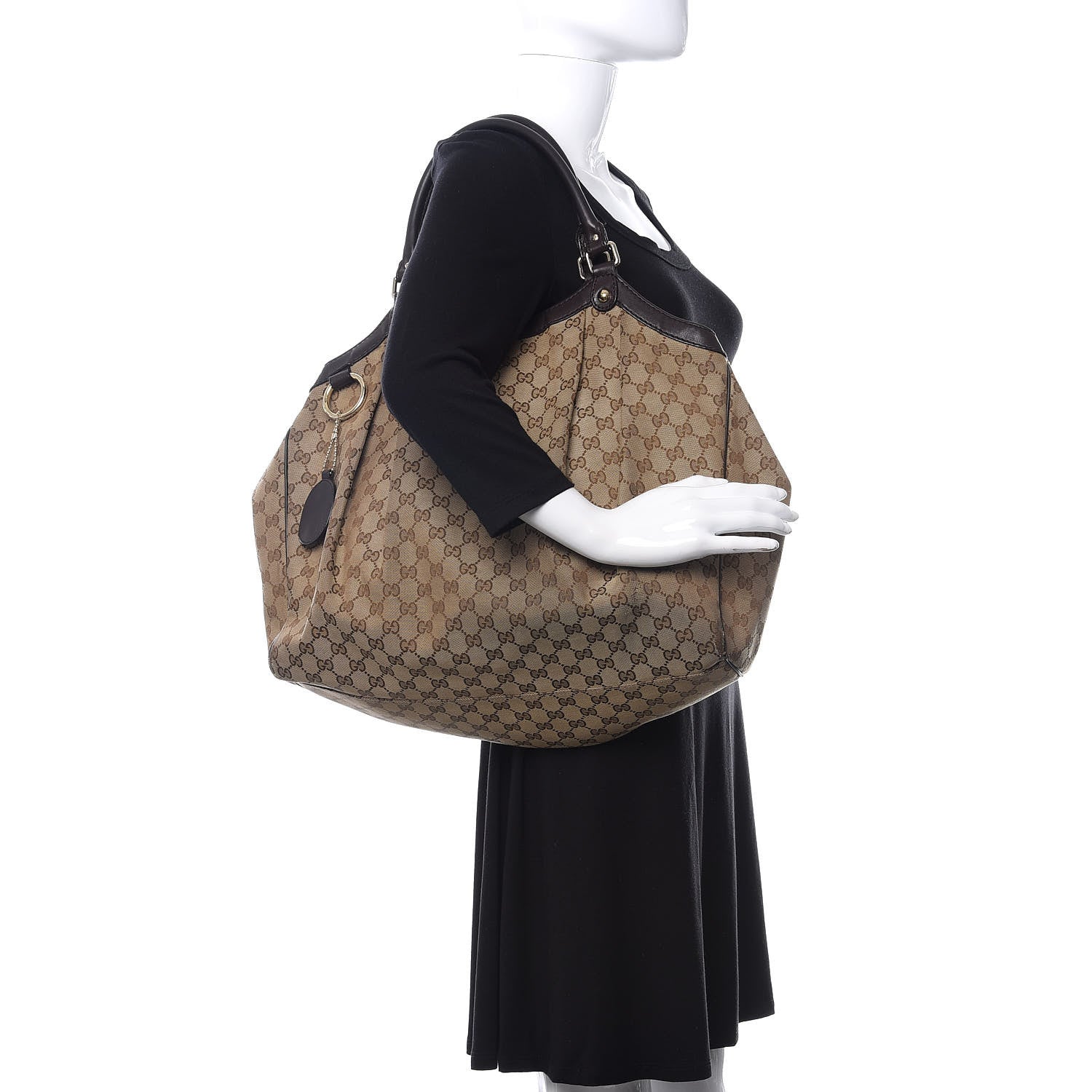 Gucci Monogram Large Sukey Tote Dark Brown 2 of 19