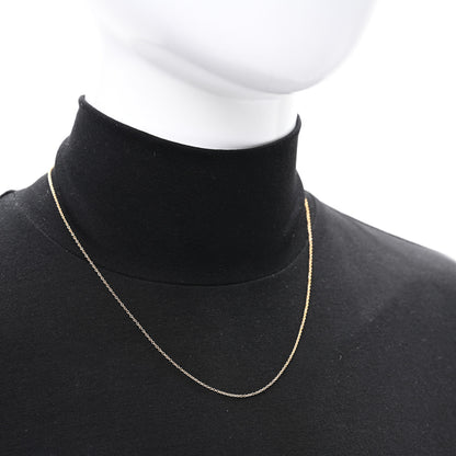 Tiffany 18K Rose Gold Small Chain Necklace 18" 2 of 4