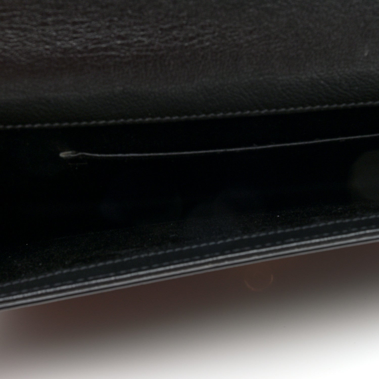 Saint Laurent Calfskin Monogram Large Belle De Jour Clutch Black 5 of 9