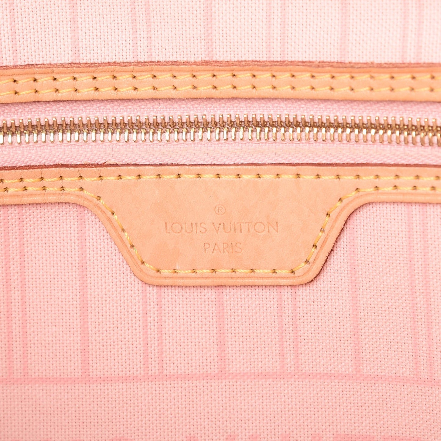 Damier Azur Neo Neverfull MM Rose Ballerine