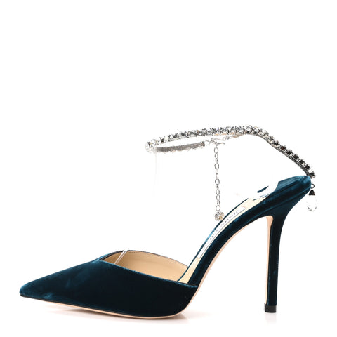 Velvet Crystal Saeda 100 Pumps 38.5 Dragonfly