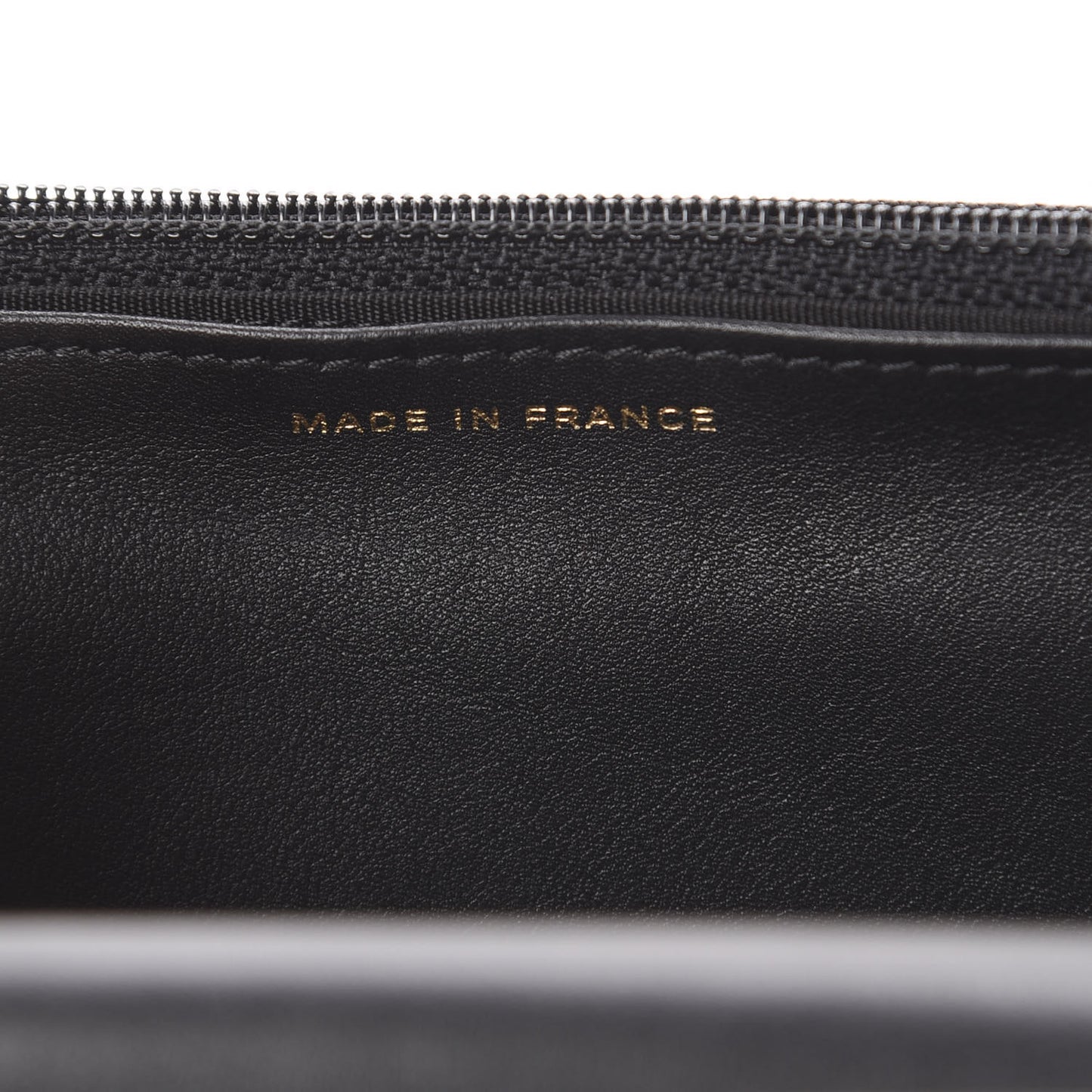Caviar Quilted Boy Wallet On Chain WOC Black