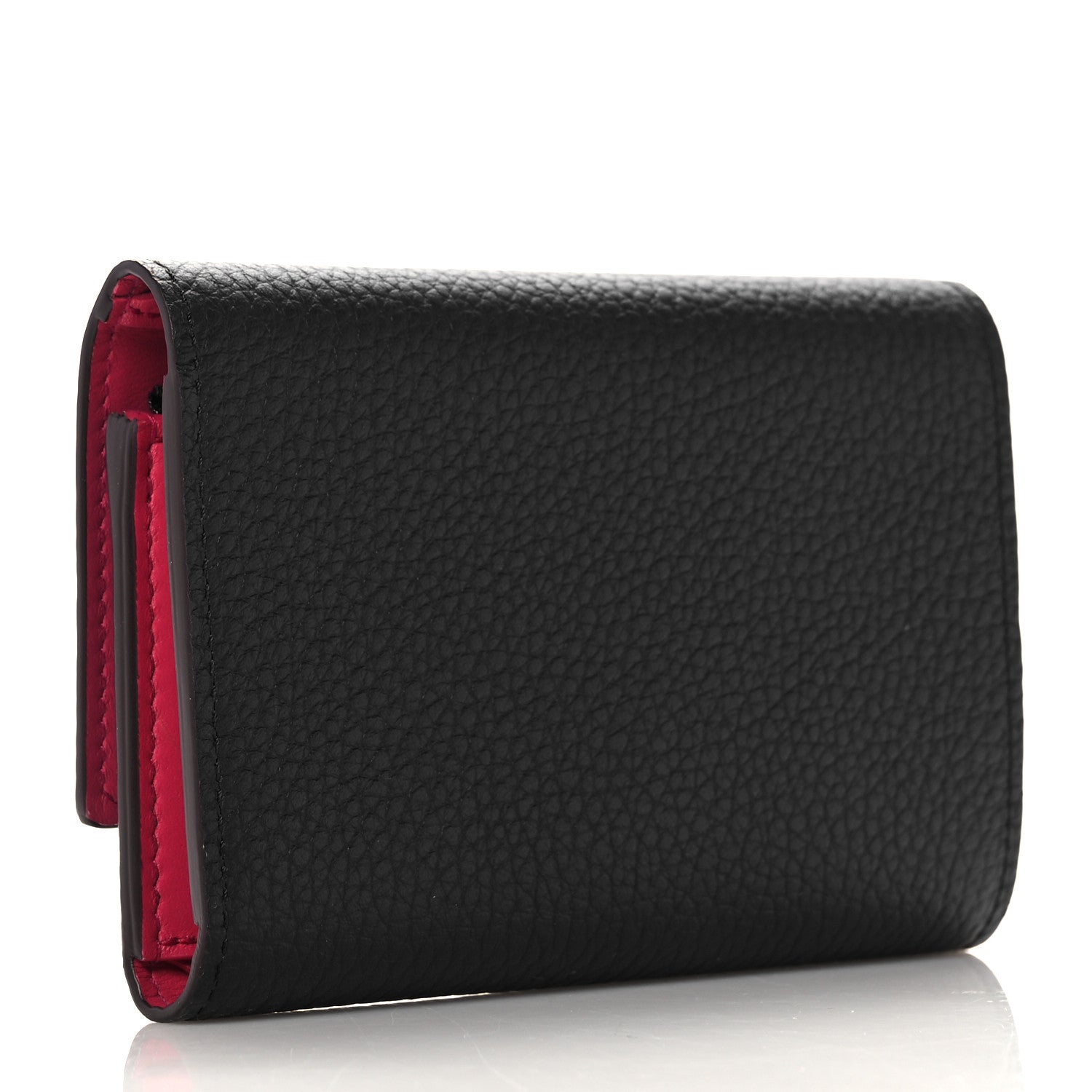 Louis Vuitton Taurillon Capucines Compact Wallet Black 3 of 8