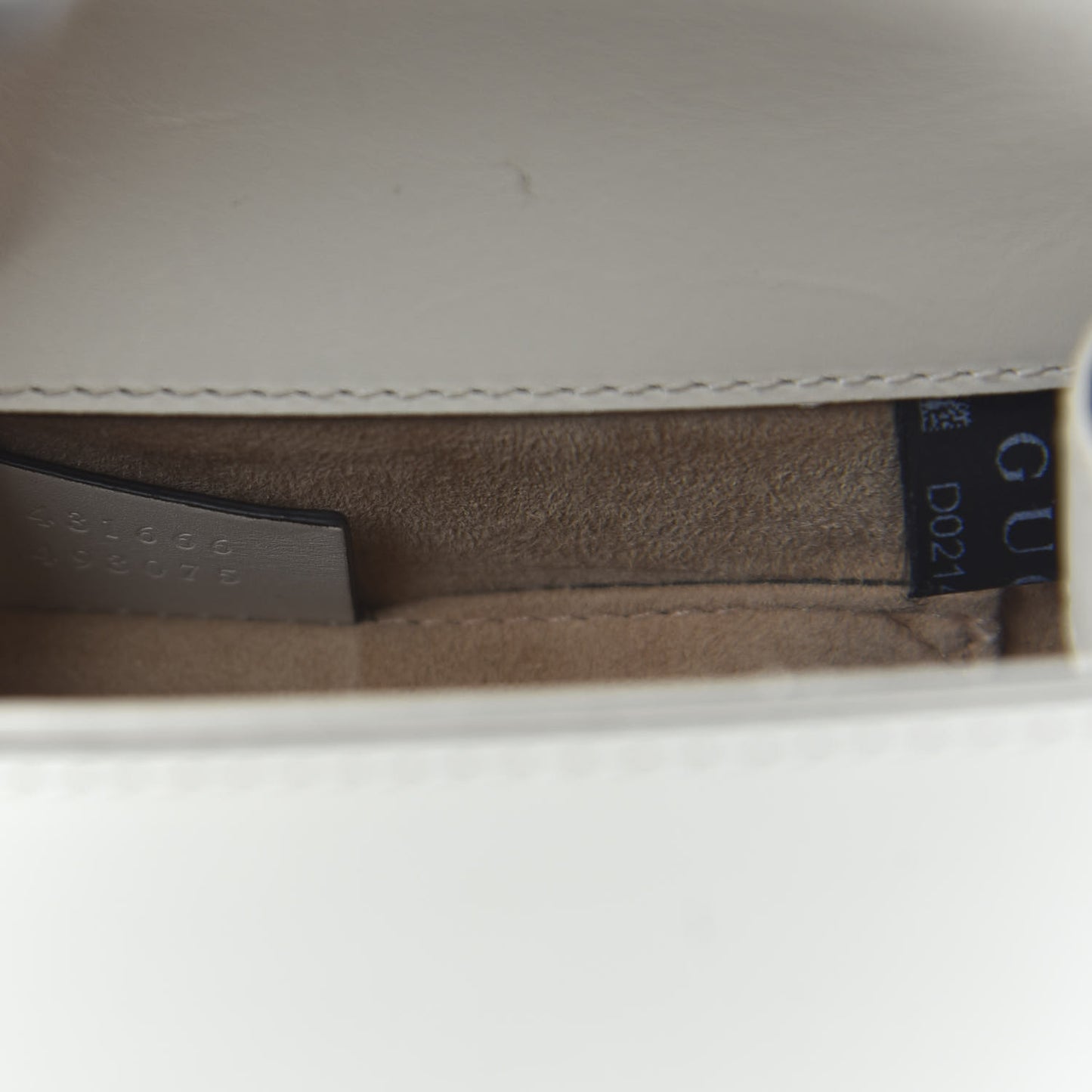 Calfskin Mini Sylvie Chain Shoulder Bag White