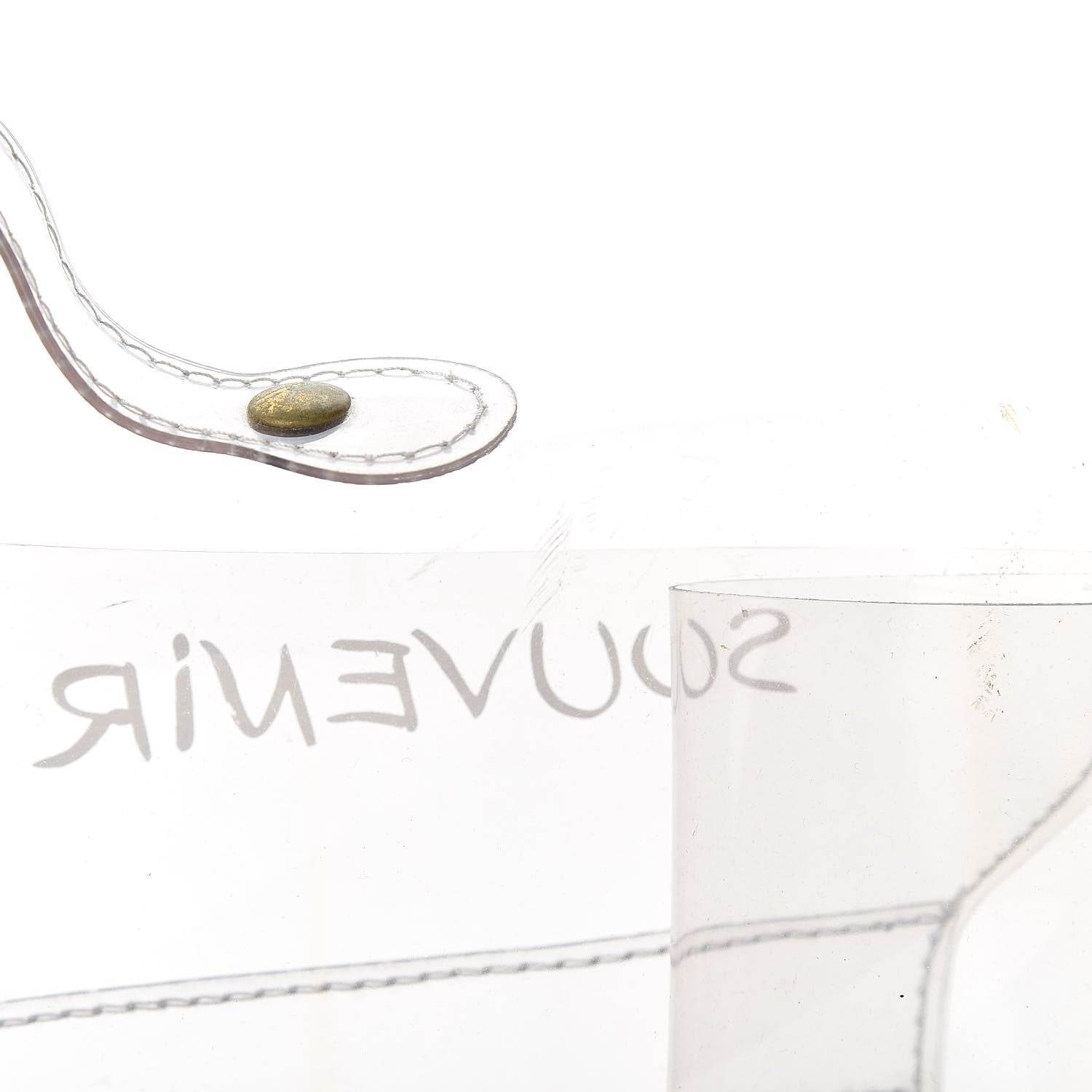 Hermes Vinyl Souvenir De L'Exposition Kelly Transparent 13 of 16