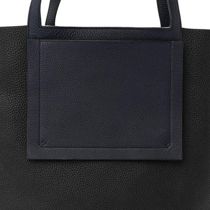Hermes Taurillon Clemence Cabasellier 46 Black Navy Blue 7 of 10
