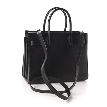 Saint Laurent Calfskin Baby Sac De Jour Black 3 of 9