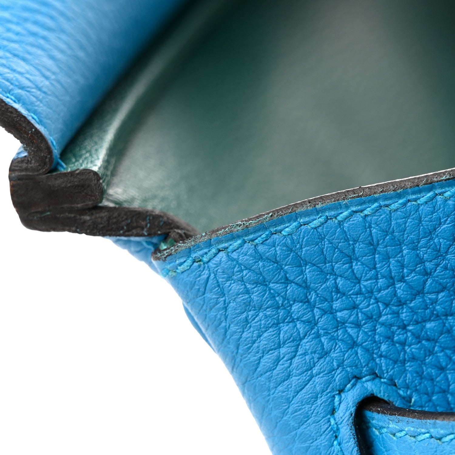 Hermes Togo Verso Birkin 30 Bleu Zanzibar Malachite 11 of 14