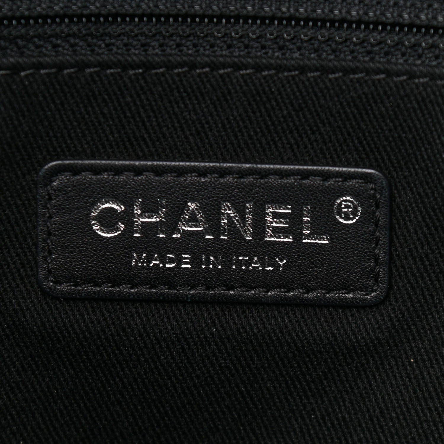 Chanel Canvas Sequin Small Deauville Tote Charcoal 6 of 10