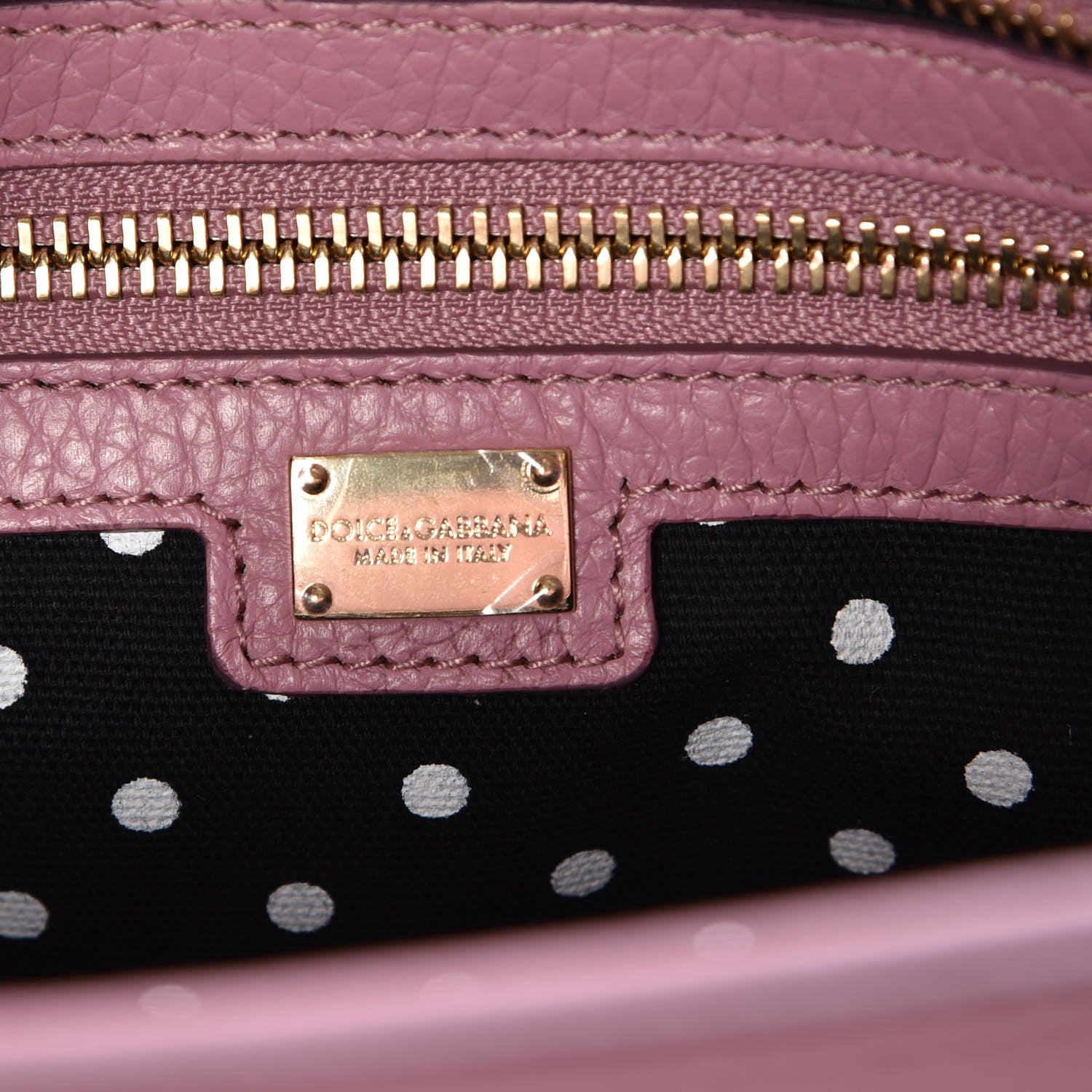 Dolce & Gabbana Textured Calfskin Patchwork Family Tote Rosa Poudre 7 of 8