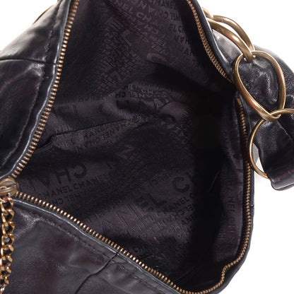 Chanel Lambskin Small Chain Hobo Black 5 of 7