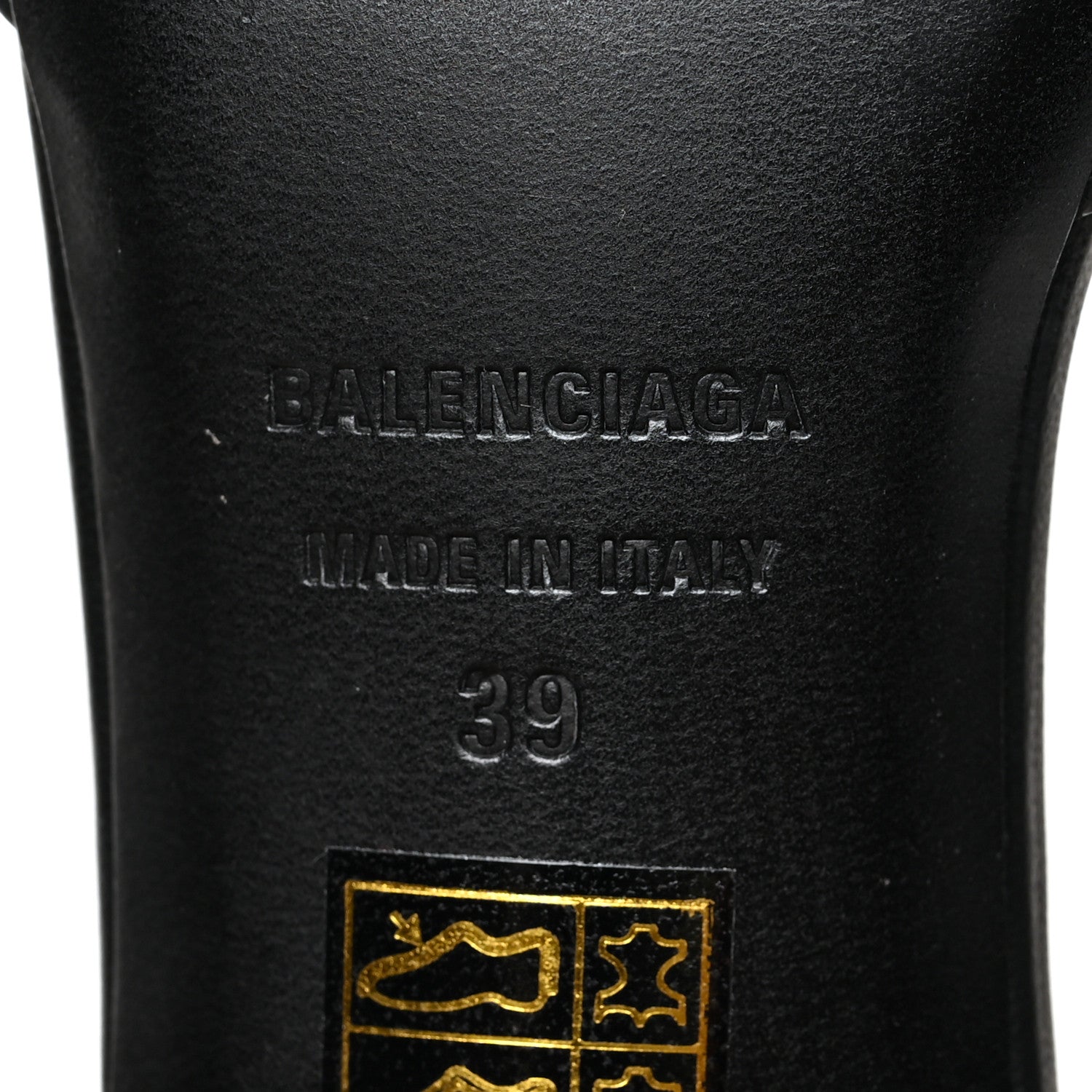 Balenciaga Soft Nappa BB Square Knife Pointed Toe 40mm Mules 39 Black 7 of 8