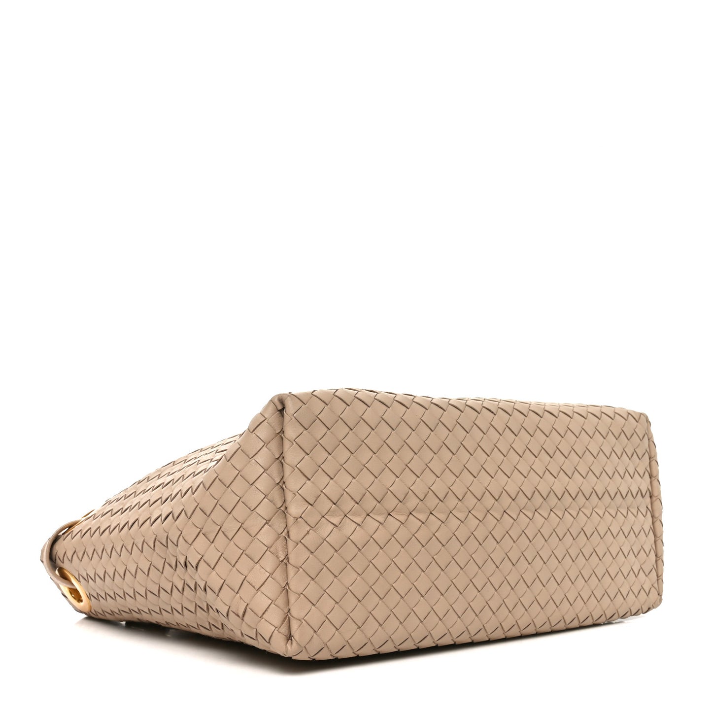 Nappa Intrecciato Medium Garda Bag Beige