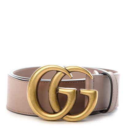 Gucci Calfskin Double G 40mm Belt 70 28 Porcelain Rose 1 of 5