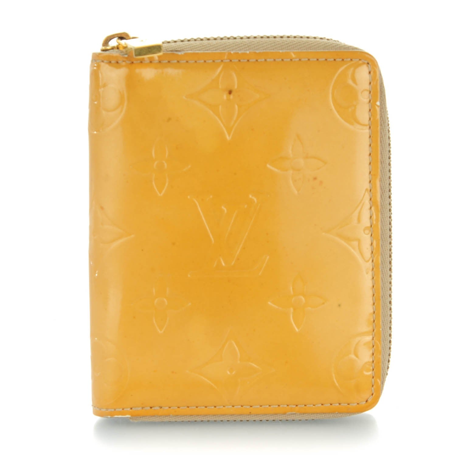 Louis Vuitton Vernis Broome Zip Wallet Beige 1 of 7