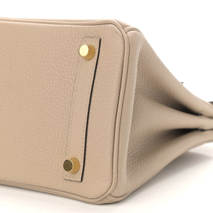 Hermes Togo Birkin 25 Gris Tourterelle 9 of 10