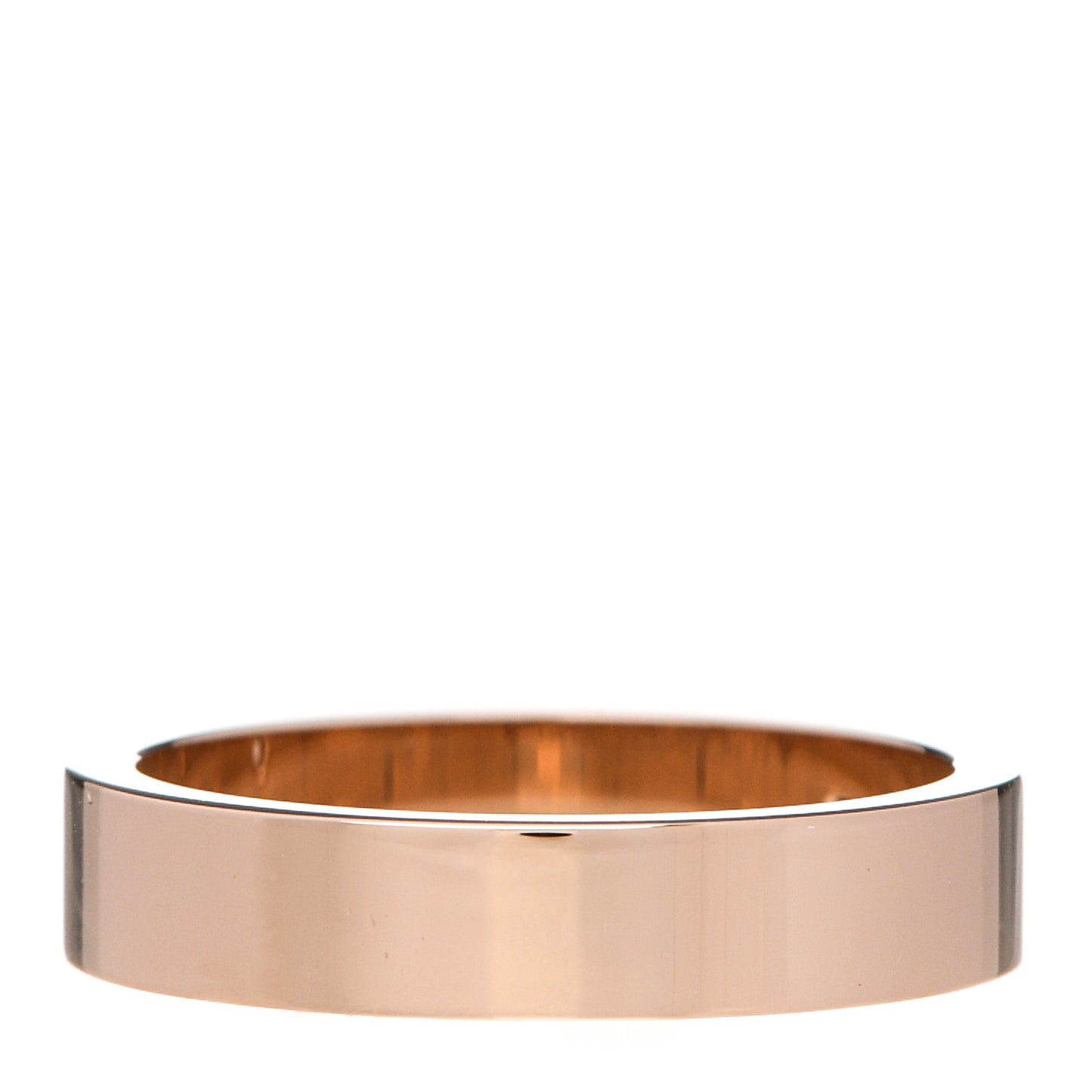 18K Pink Gold Diamond 4mm C De Cartier Wedding Band Ring 52 6
