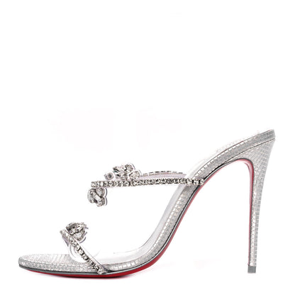 Christian Louboutin PVC Crystal Just Queen 100 Sandals 37 Crystal 1 of 8