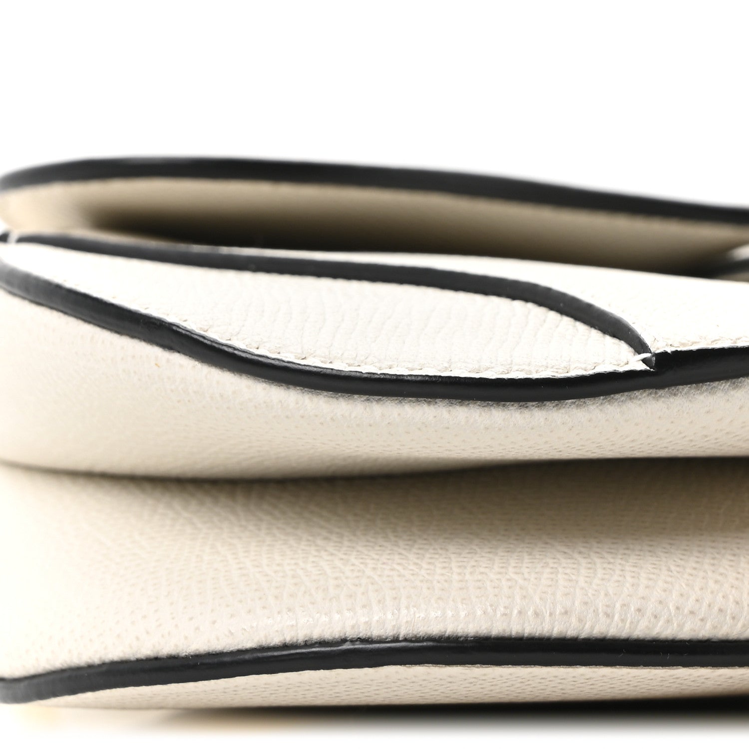 Christian Dior Grained Calfskin Mini Saddle Bag White 9 of 10