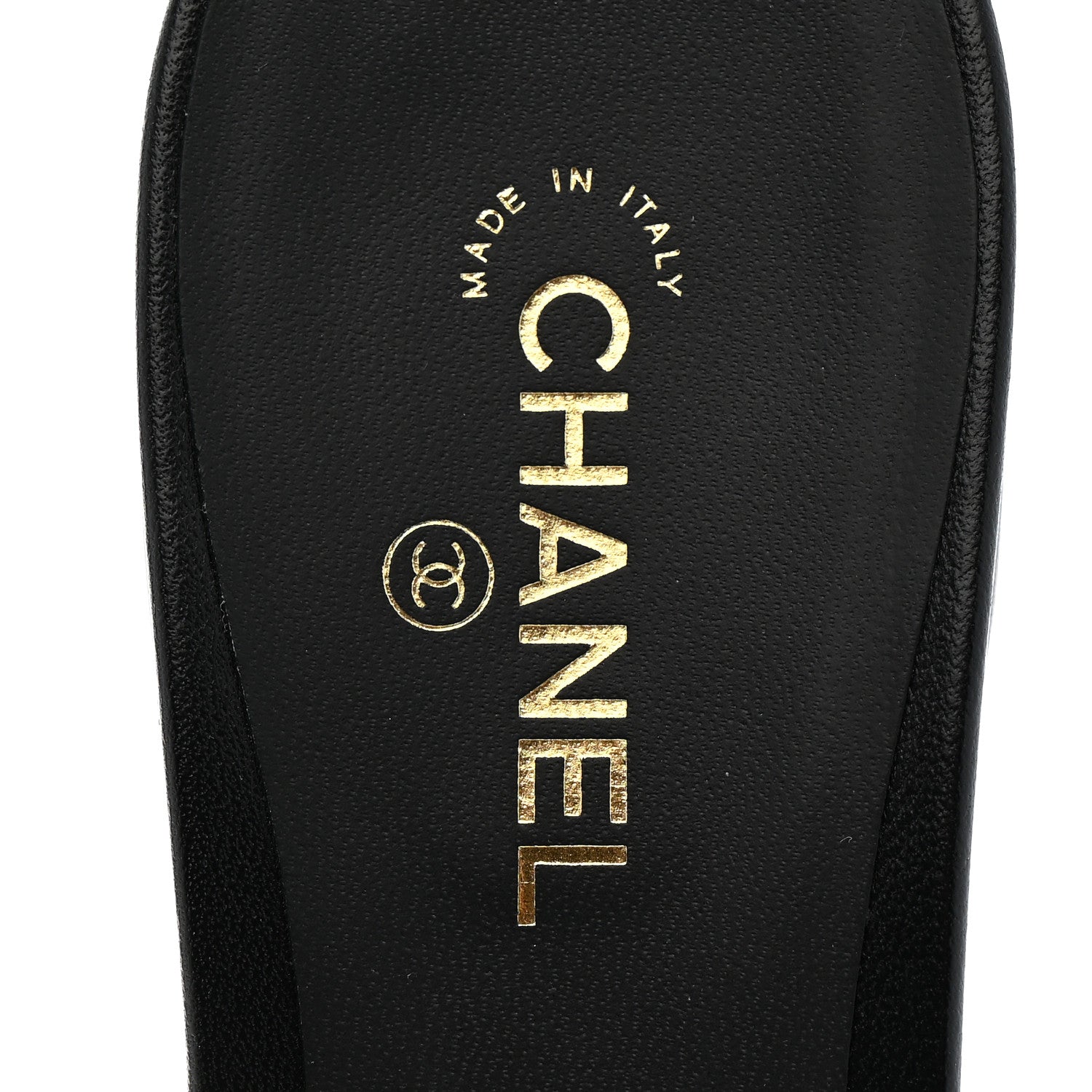 Chanel Lambskin Quilted CC Mules Sandals 39 Black 8 of 10