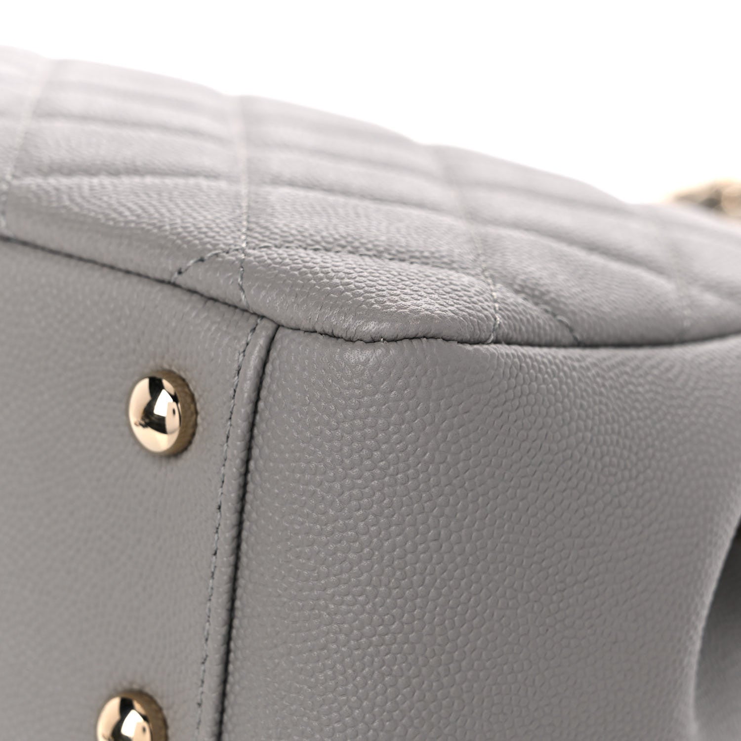 Chanel Caviar Quilted Medium Business Affinity Flap Grey 11 of 12