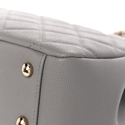 Chanel Caviar Quilted Medium Business Affinity Flap Grey 11 of 12