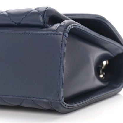Chanel Lambskin Quilted Large Geometric Flap Navy 6 of 10
