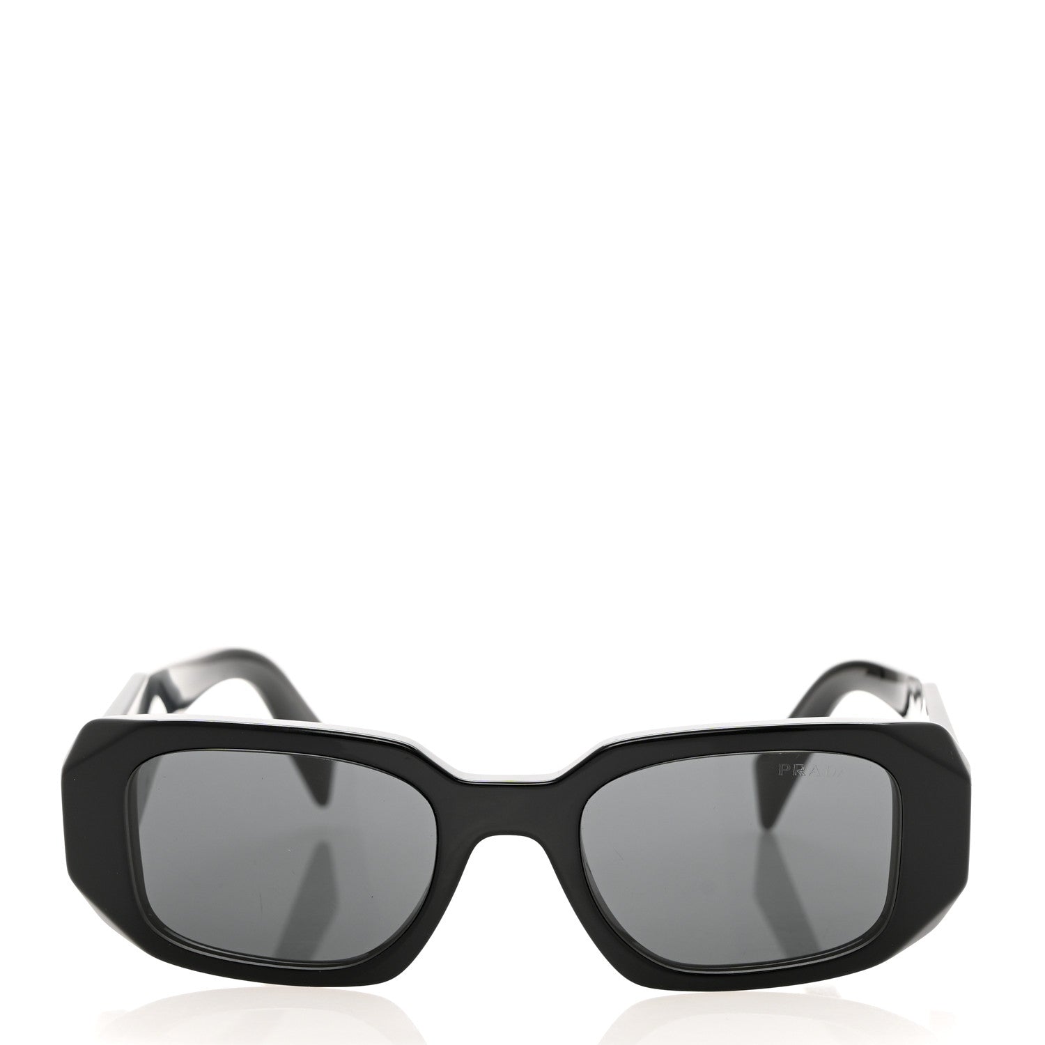 Prada Acetate Symbole Sunglasses SPR 17W Black 2 of 8
