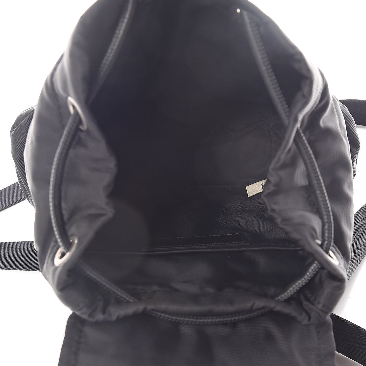 Nylon Small Rucksack Backpack Black