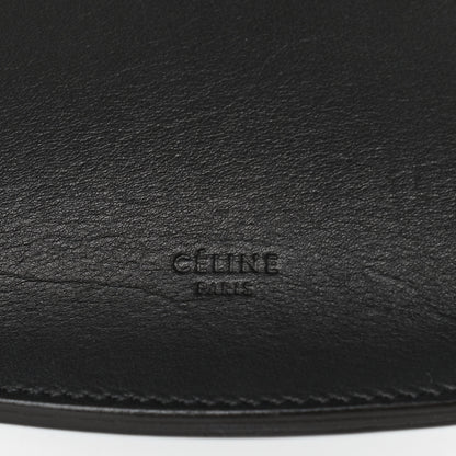 Celine Natural Calfskin Curved Shoulder Bag Black 6 of 11